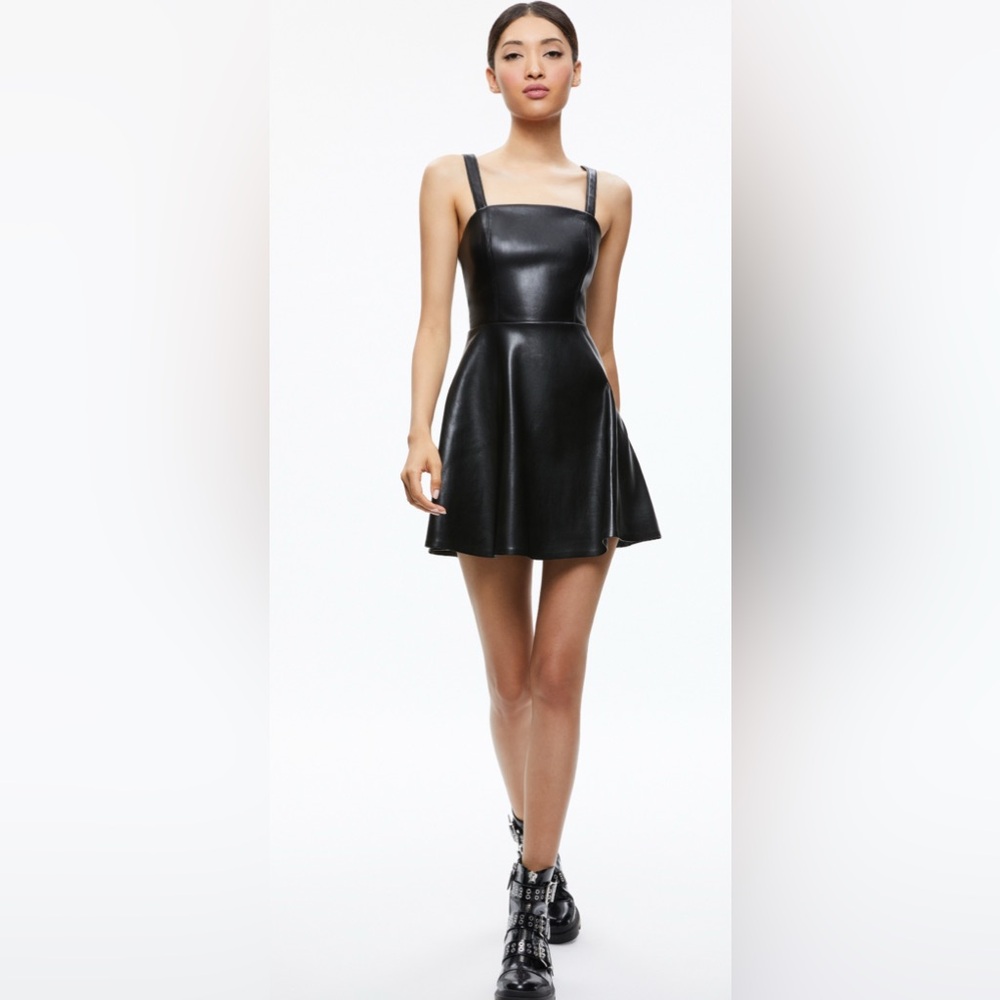 NWT Alice + Oliva Kaidra Mini
Dress in Black -Sold Out Everywhere-